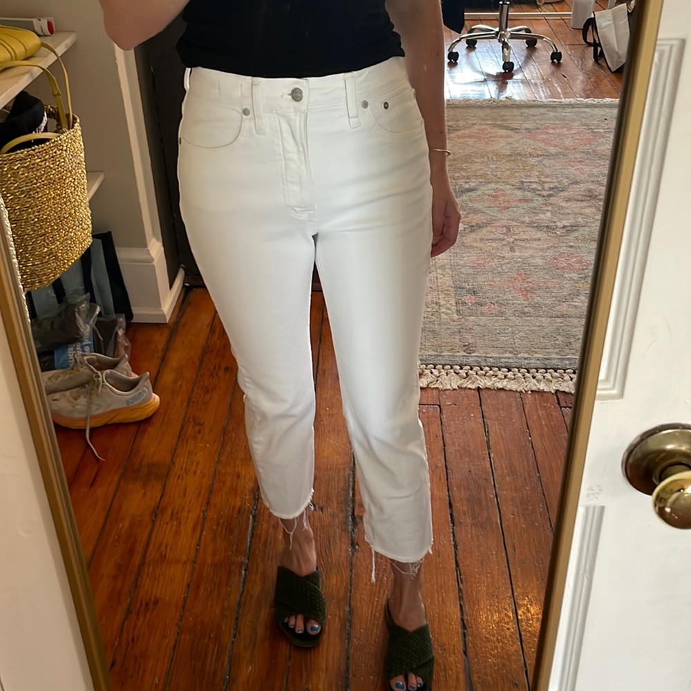 Madewell White Jeans
